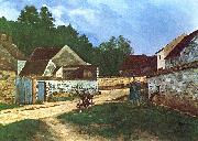 Dorfstrasse in Marlotte Alfred Sisley